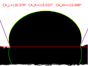 【水滴角测试仪】水滴接触角测试使用方法概念