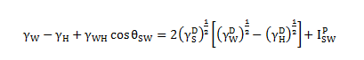 surface free energy of solid by contact angle measurment